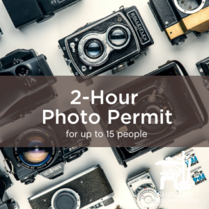 2 hour photo permit at shinzen garden for up to 15 people