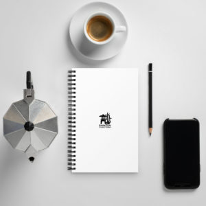 Shinzen Friendship Garden Logo Spiral notebook