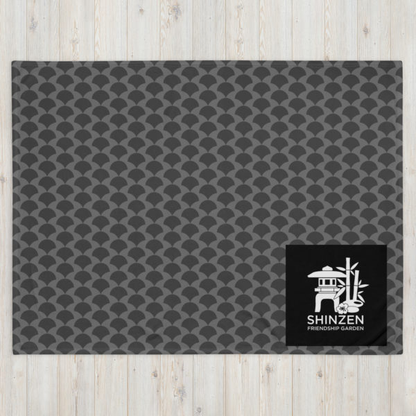 Shinzen Friendship Garden Throw Blanket - Image 2