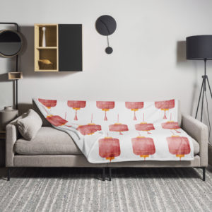 Lanterns Throw Blanket