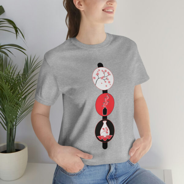 Cherry Blossoms and Tea Unisex Jersey Short Sleeve Tee - Image 33
