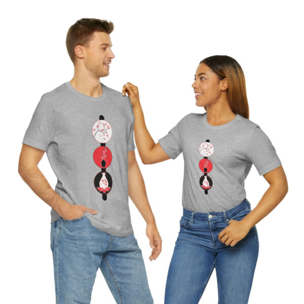 Cherry Blossoms and Tea Unisex Jersey Short Sleeve Tee - Image 36