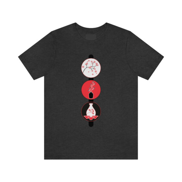 Cherry Blossoms and Tea Unisex Jersey Short Sleeve Tee - Image 46