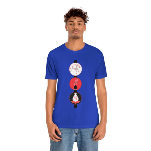 Cherry Blossoms and Tea Unisex Jersey Short Sleeve Tee - Image 39