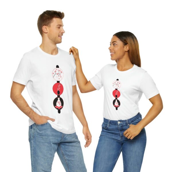 Cherry Blossoms and Tea Unisex Jersey Short Sleeve Tee - Image 9