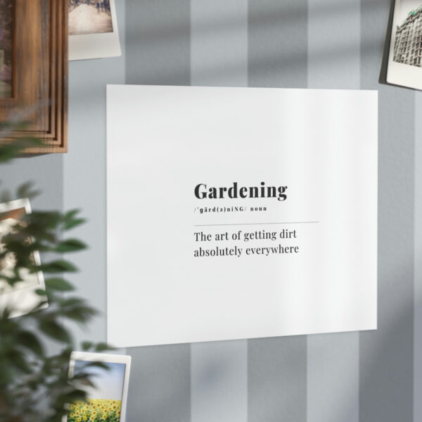 Gardening Definition Unframed Prints - Image 9