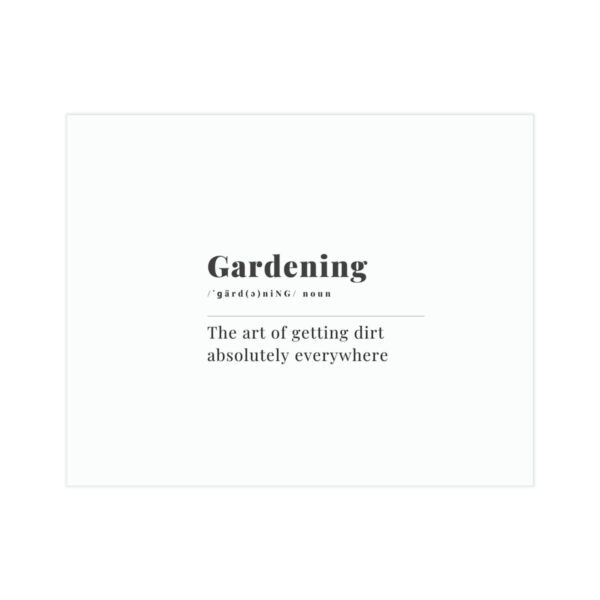 Gardening Definition Unframed Prints - Image 7