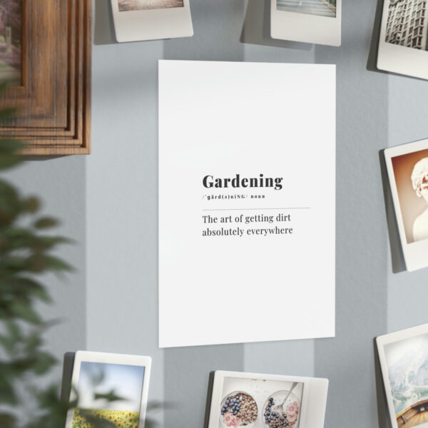 Gardening Definition Unframed Prints - Image 15