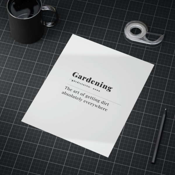 Gardening Definition Unframed Prints - Image 20