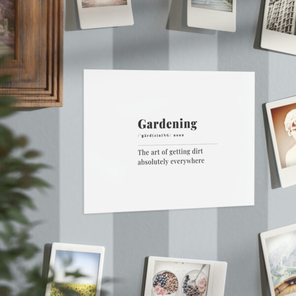 Gardening Definition Unframed Prints - Image 69