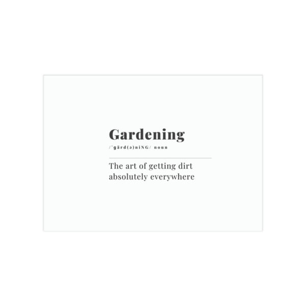 Gardening Definition Unframed Prints - Image 67