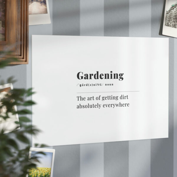 Gardening Definition Unframed Prints - Image 60