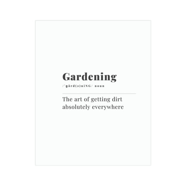 Gardening Definition Unframed Prints - Image 52
