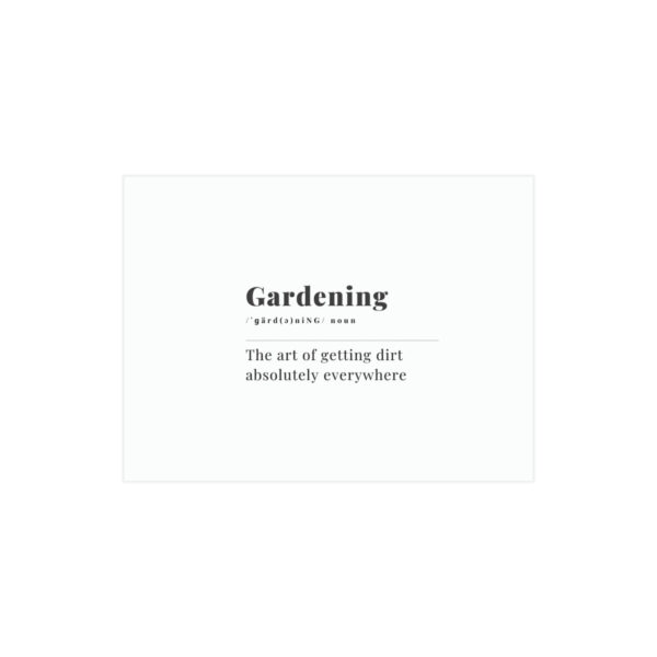 Gardening Definition Unframed Prints - Image 2