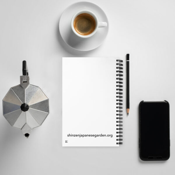 Shinzen Friendship Garden Logo Spiral notebook - Image 3