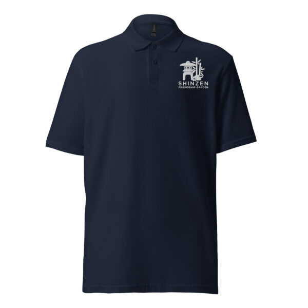Shinzen Friendship Garden Unisex pique polo shirt - Image 8