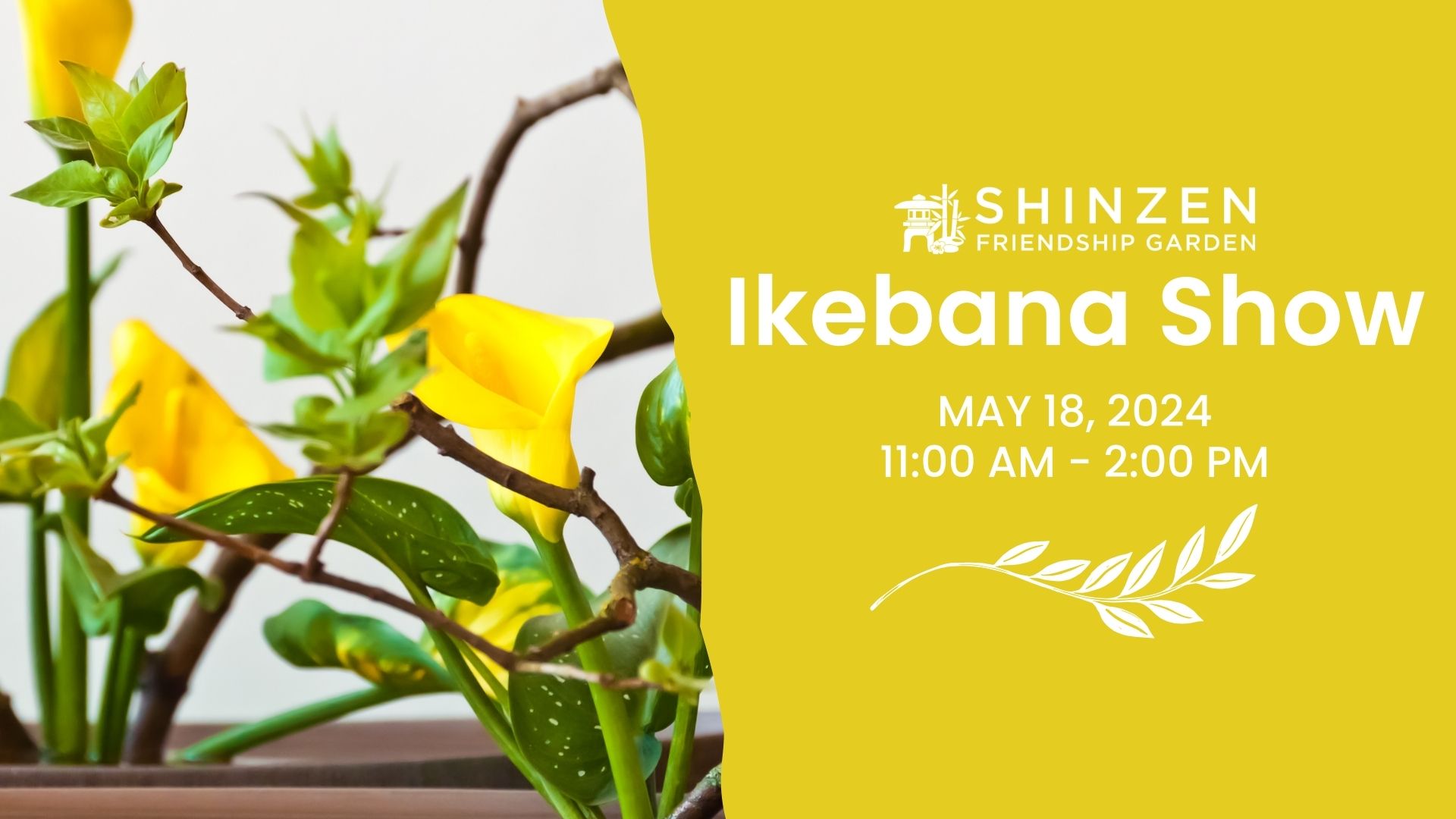 ikebana show may 18 at shinzen garden