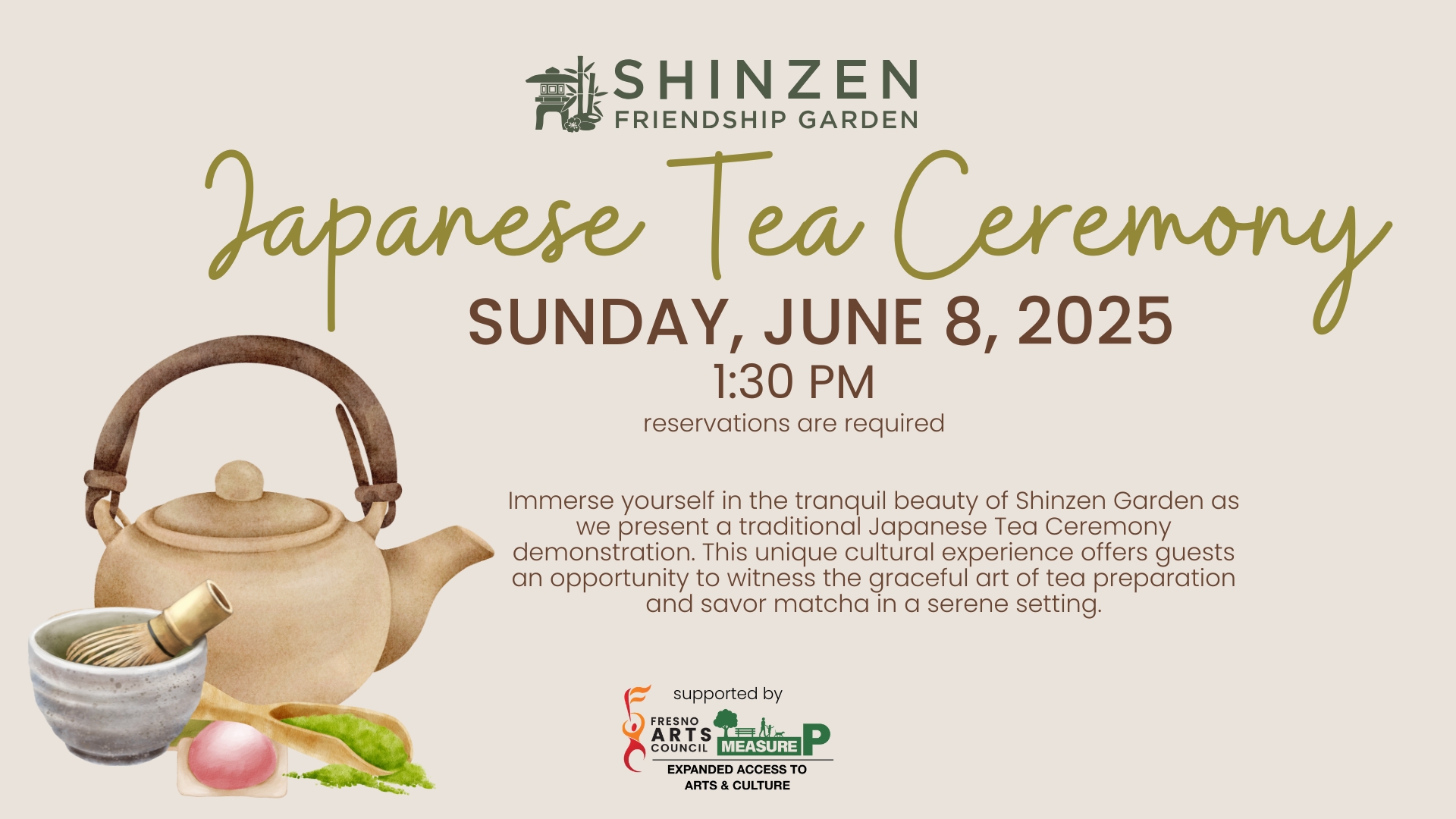 member tea ceremony on june 8