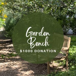 garden bench donatoin