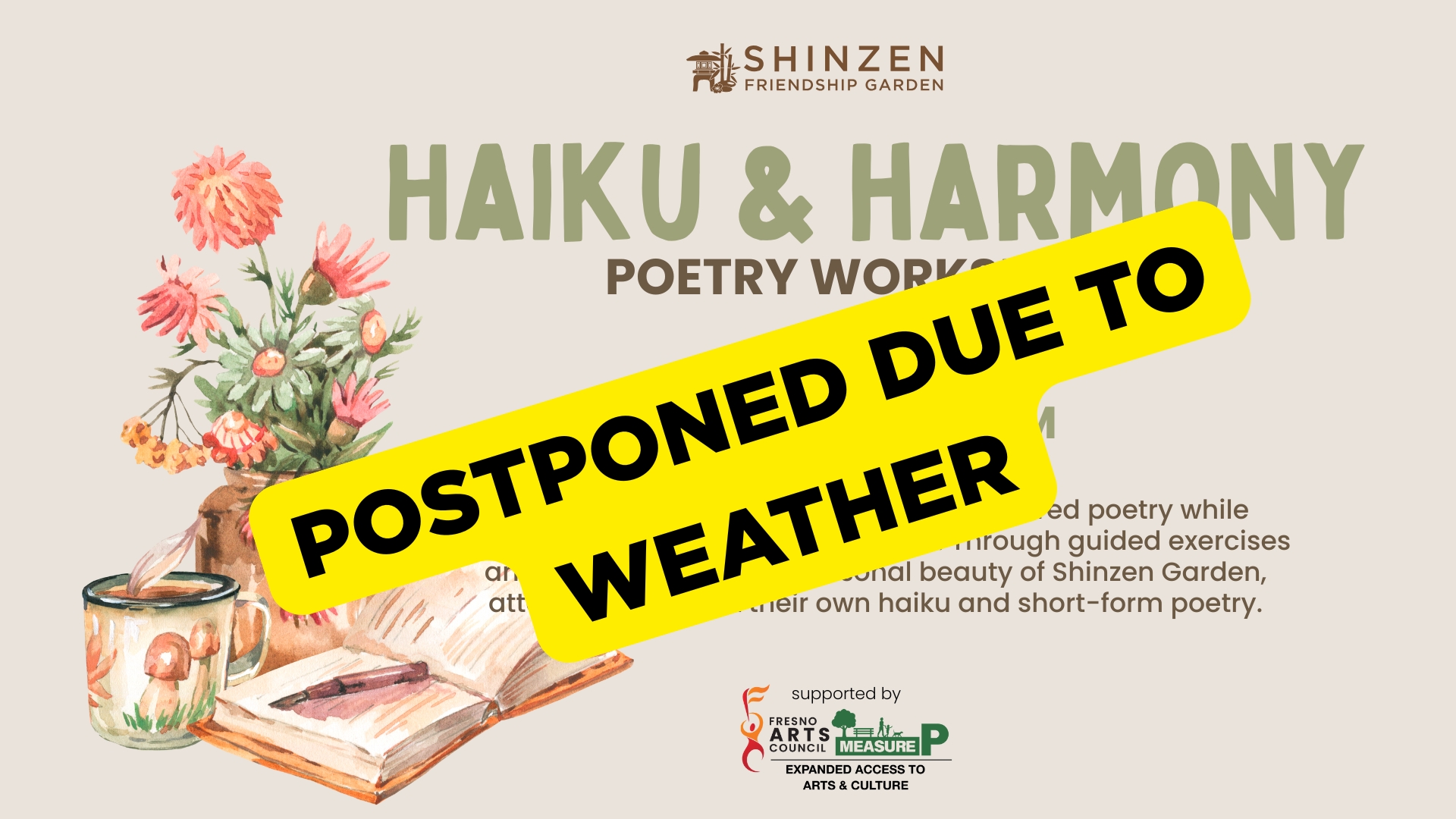 event canceled due to weather