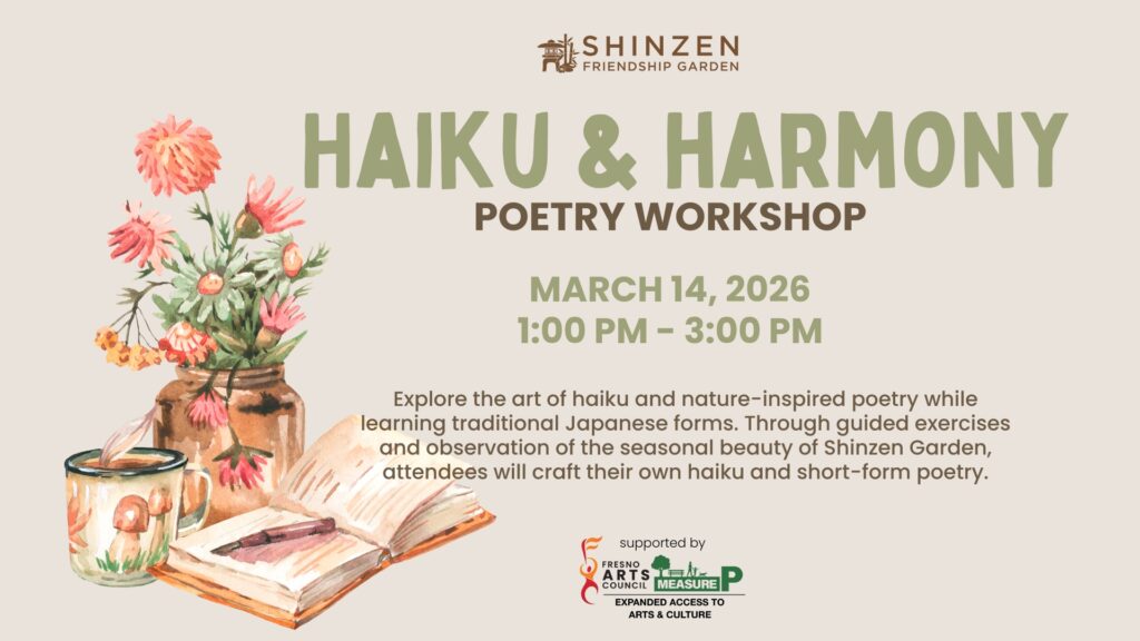 haiku workshop NEW DATE march 14