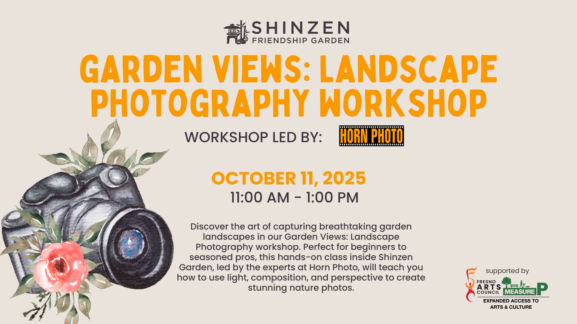 garden views landscape photography workshop