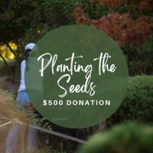 planting the seeds 500 donation for shinzen garden