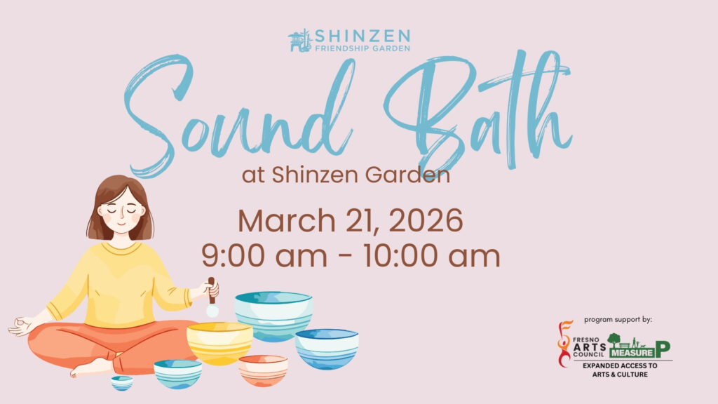 sound bath at shinzen garden on march 21 2026
