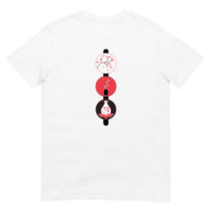 Tea and Cherry Blossoms Short-Sleeve Unisex T-Shirt