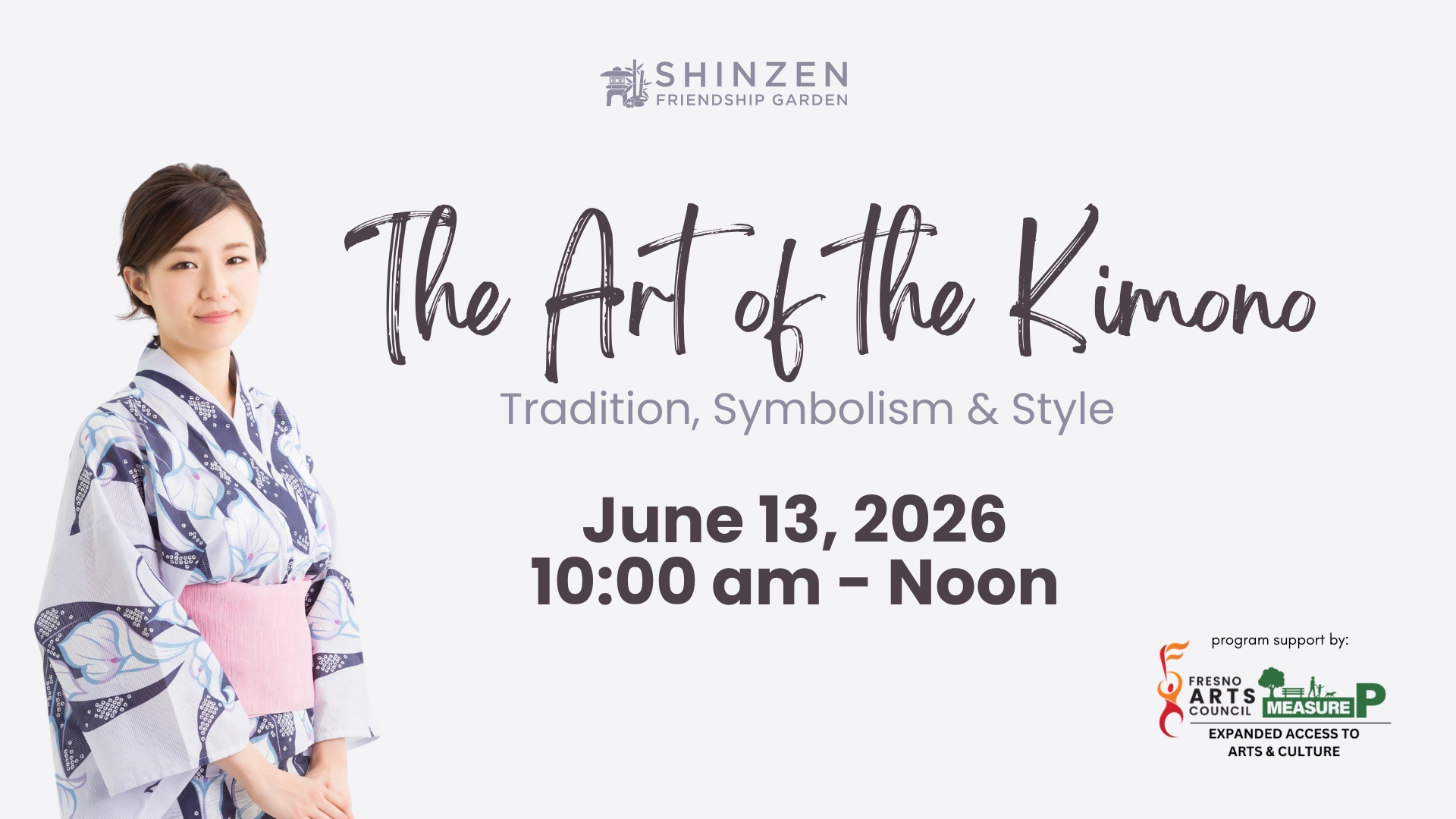the art of the kimono on june 13 2026 at shinzen garden