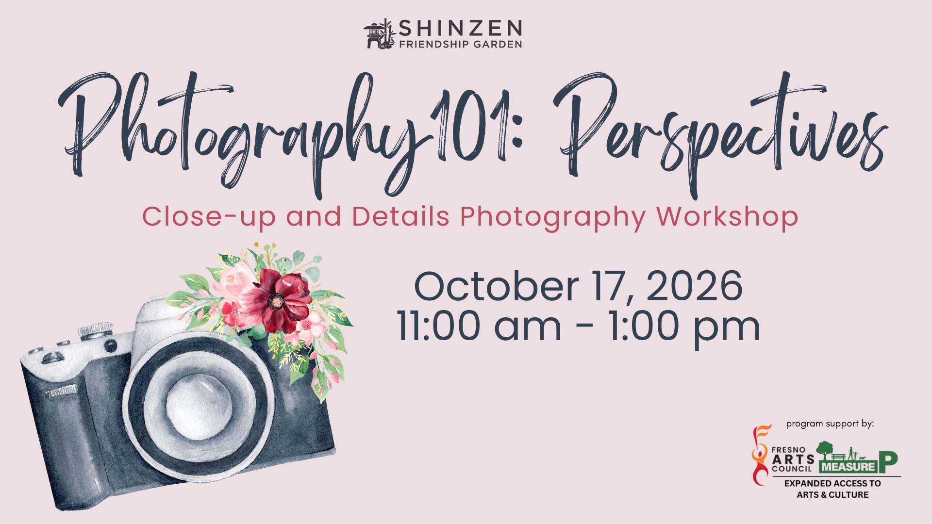 photo 101- perspectives class at shinzen garden on october 17 2026
